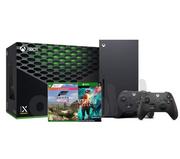 Konsole Xbox - Microsoft Xbox Series X 1TB Czarny + Battlefield 2042 + Forza Horizon 5 + dodatkowy pad czarny - miniaturka - grafika 1
