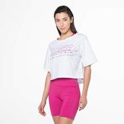 Koszulki i topy damskie - WMS Crop Top QG White M - miniaturka - grafika 1