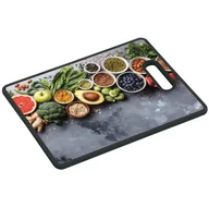 Deski do krojenia - Deska do krojenia Kesper szary czarny polipropylen 30 cm x 38 cm x 1,2 cm - miniaturka - grafika 1