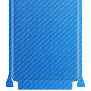 Folia naklejka skórka strukturalna na TYŁ+BOKI do Huawei Mate 30 5G -  Carbon Niebieski - apgo SKINS - Szkła hartowane na telefon - miniaturka - grafika 1