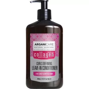 Arganicare Arganicare Collagen Leave In Conditioner Odżywka bez spłukiwania definiująca loki 400 ml - Odżywki do włosów - miniaturka - grafika 1