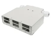 Kable - Przełącznica światłowodowa na szynę DIN 6xSC duplex z płytą czołową ALANTEC - ALANTEC - miniaturka - grafika 1