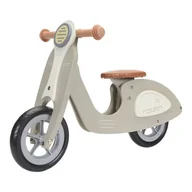Rowerki biegowe - Little Dutch Skuter drewniany Oliwkowy FSC - miniaturka - grafika 1