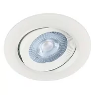 Lampy sufitowe - Ideus Wpust LAMPA sufitowa MONI 03858 regulowana OPRAWA okrągła LED 5W 4000K oczko białe 03858 - miniaturka - grafika 1