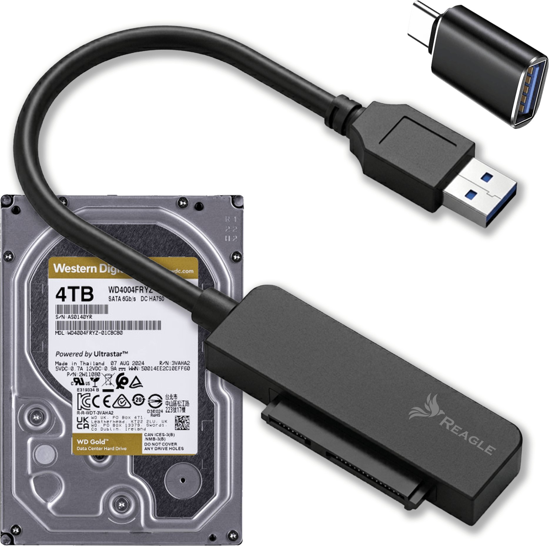 Adapter USB Qoltec ADAPTER SATA USB SSD HDD 2,5