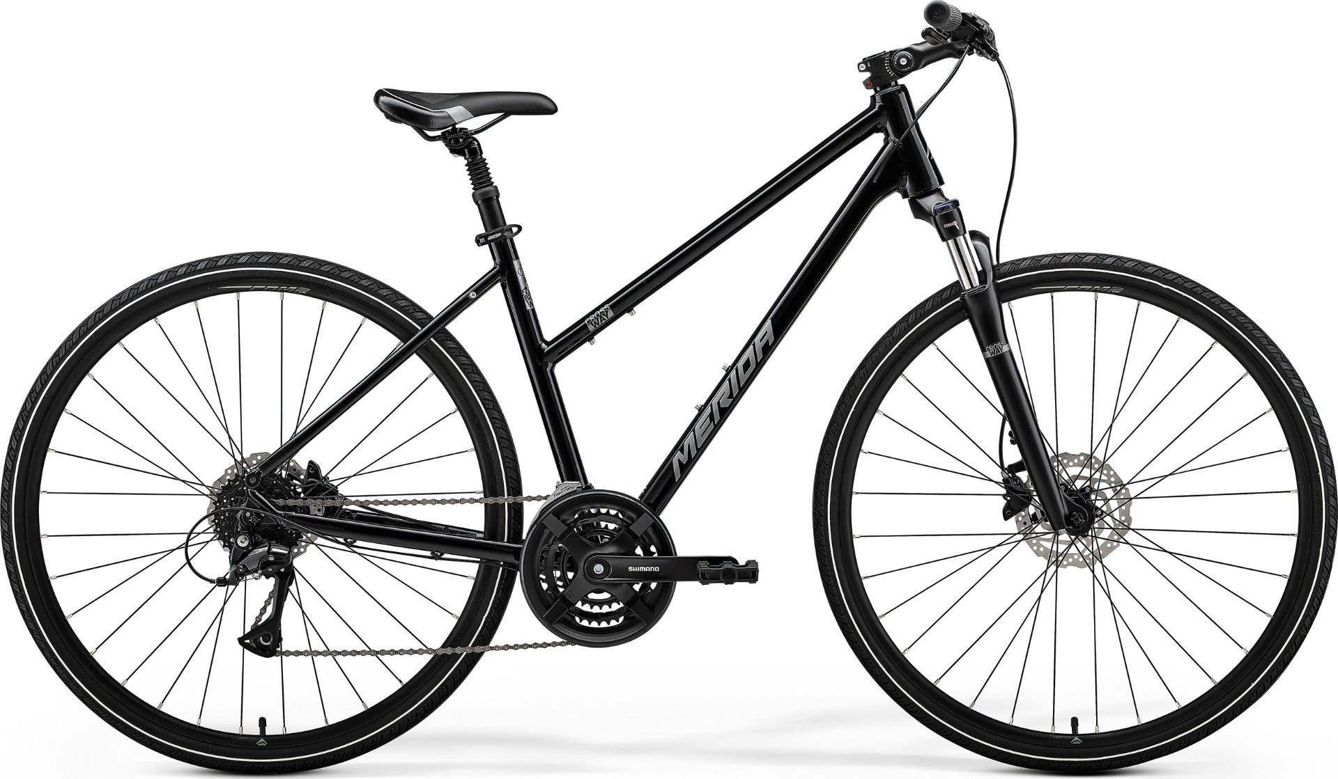 Merida Dviratis Merida Crossway 20 III1 Lady blacksilver-55 cm / L Dydis: 55 cm / L