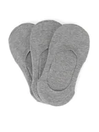 Skarpetki damskie - Jenny Fairy Skarpety stopki damskie AS-LCN-001-AW24 (3-PACK) Szary - miniaturka - grafika 1