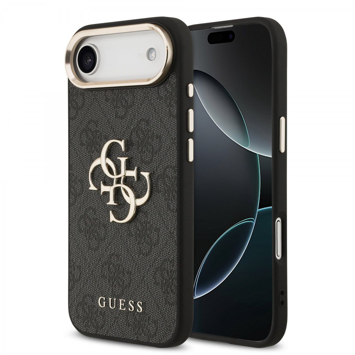 GUESS futerał do IPHONE 17 Air GUHCP17M4GMGCGR PU W/ Big 4G Classic Logo złoto czarny