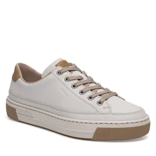 Sneakersy Rieker L8847-81 Beżowy - Sneakersy damskie - miniaturka - grafika 1