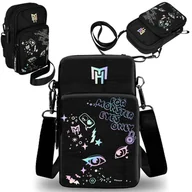 Torebki damskie - Monster High Czarna torebka na telefon 12x19x5cm STARPAK - miniaturka - grafika 1