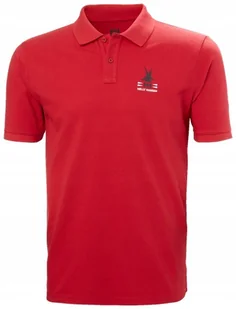 Koszulka męska HELLY HANSEN KOSTER POLO - Red - M - Koszulki męskie - miniaturka - grafika 1