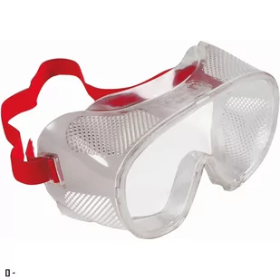 PILLI - gogle  z płaską szybką poliwęglanową i miękką plastikową częścią twarzową - Okulary ochronne - miniaturka - grafika 1