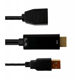 Adapter TECHLY ICOC HDMI-DP12A HDMI - DisplayPort + USB - Adaptery i przejściówki - miniaturka - grafika 2