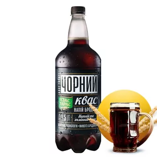 Kwas Taras Czarny, 1,5 l - Soki i napoje niegazowane - miniaturka - grafika 1
