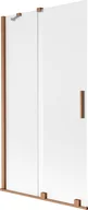 Parawany nawannowe - Mexen Velar parawan nawannowy 2-skrzydłowy rozsuwany 100 x 150 cm, szron, miedź szczotkowana - 896-100-000-31-65 - miniaturka - grafika 1