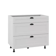 Meble kuchenne - London Szafka Dolna Ds-90-2W-1N_Blum Biały Mat - miniaturka - grafika 1