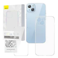 Szkła hartowane na telefon - Zestaw etui + szkło Baseus Corning Apple iPhone 14 Plus / 15 Plus - miniaturka - grafika 1
