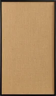 Tablice i flipcharty - NAGA Opslagstavle hessian med ramme i sort MDF 100 x 60 cm Hessian Sort MDF 100x2x60mm 1stk - miniaturka - grafika 1