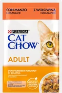 Mokra karma dla kotów - Mokra karma dla kota Cat Chow Wołowina i Bakłażan w galaretce 85g - miniaturka - grafika 1