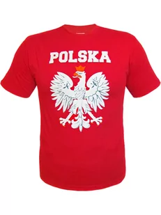 Arpex, Koszulka z nadrukiem, "Biało-Czerwoni", czerwona, rozmiar L - Koszulki sportowe męskie - miniaturka - grafika 1