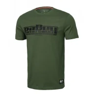Odzież taktyczna i umundurowanie - Koszulka PITBULL Middle Weight 190 Spandex Classic Boxing '25 - Oliwkowa - miniaturka - grafika 1