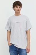 Koszulki męskie - Volcom t-shirt bawełniany męski kolor szary z aplikacją - miniaturka - grafika 1