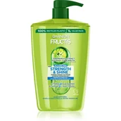 Szampony do włosów - GARNIER FRUCTIS STRENGTH & SHINE SZAMPON DO WŁOSÓW 1000ML - miniaturka - grafika 1