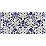 Podkładki na biurko - Mata z nadrukiem na biurko Niebieski wzór 120x60 cm, Dywanomat - miniaturka - grafika 1