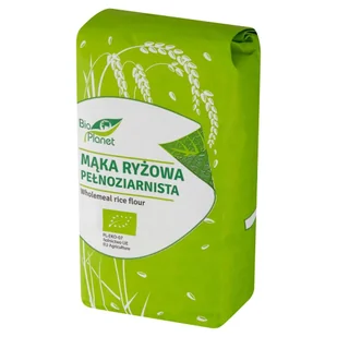 Bio Planet MĄKA RYŻOWA PEŁNOZIARNISTA BIO 500 g - Zdrowa żywność - miniaturka - grafika 1