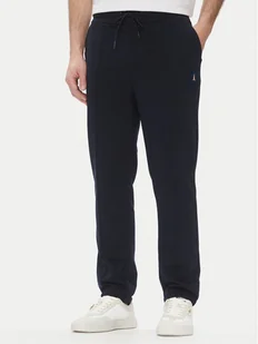 Aeronautica Militare Spodnie dresowe 251PF973F584 Granatowy Regular Fit - Spodnie sportowe męskie - miniaturka - grafika 1