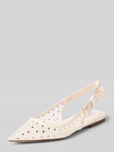 Baleriny z obszyciem ozdobnymi kamieniami model ‘OLYVIA’ - Sandały damskie - miniaturka - grafika 1