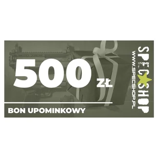 SpecShop.pl - Bon upominkowy o wartości 500 zł - Akcesoria turystyczne - miniaturka - grafika 1