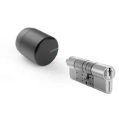 Systemy inteligentnych domów - Zamek tedee GO (grafitowo-czarny) + wkładka Gerda typ A - miniaturka - grafika 1