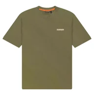 Koszulki męskie - Koszulka męska Napapijri NP0A88TRG0A S-SMALL BOX SS Zielona - miniaturka - grafika 1