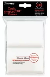 Ultra-Pro Koszulki Deck Protector Standard 66x91 - Białe (100szt) - Gadżety dla graczy - miniaturka - grafika 1