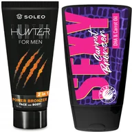 Balsamy i kremy do opalania - Soleo Hunter + Wild Tan Sexy Carrot Gratis - miniaturka - grafika 1