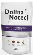 Mokra karma dla psów - Dolina Noteci Premium Królik Z Żurawiną 10X500G - miniaturka - grafika 1