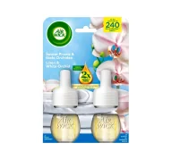 Odświeżacze powietrza - Air Wick elektryczny odświeżacz powietrza wkład Świeże Pranie & Biała Orchidea 2x19 ml - miniaturka - grafika 1