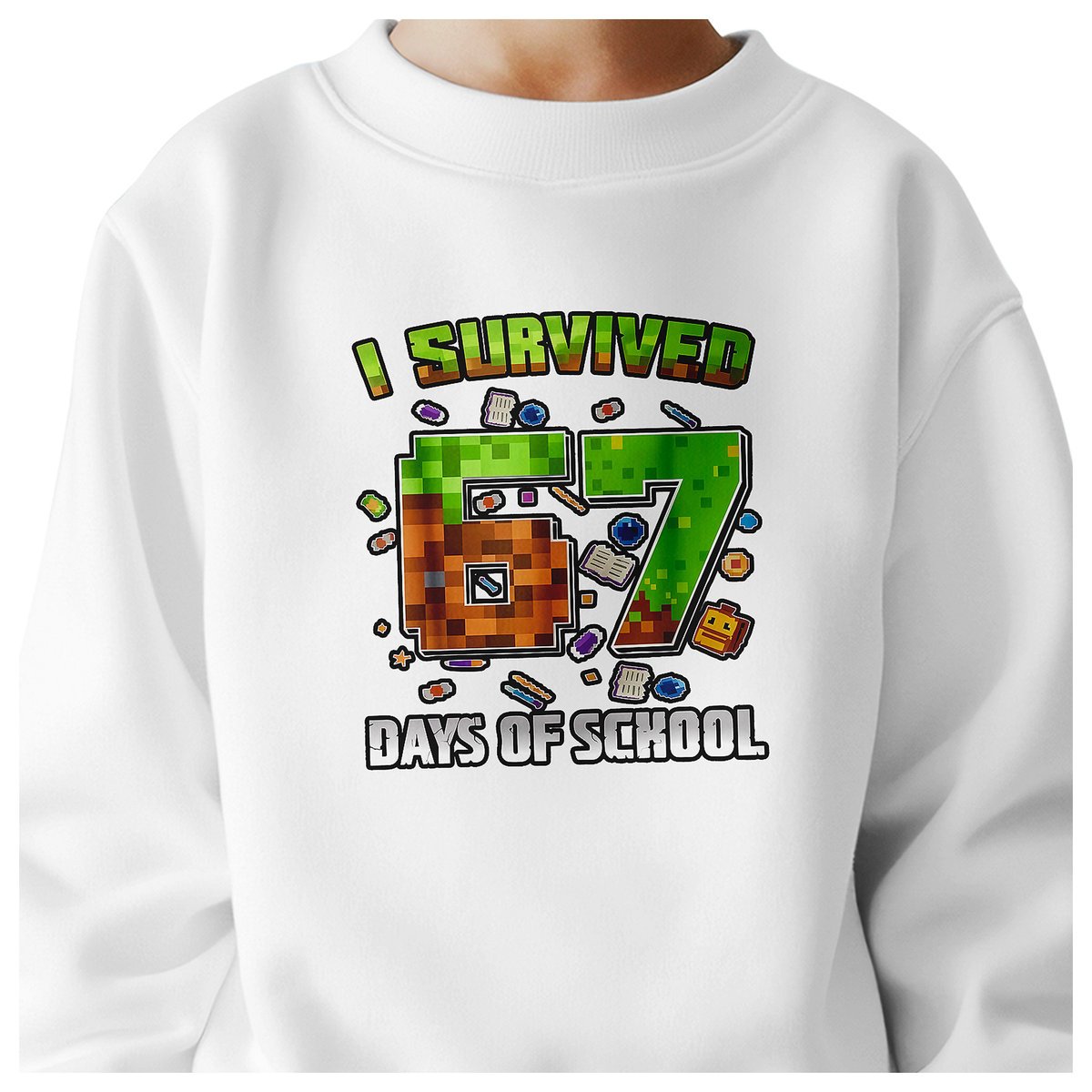 BLUZA DZIECIĘCA 67 SIX SEVEN VIRAL DLA CHŁOPCA DZIEWCZYNKI 104