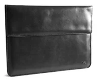 Etui do tabletów - LURESKO CLAYER XL2 GKL Skórzane etui na iPad Pro 11 / 10.9 / Air 4/5 / Surface Go 1/2/3/4  ; tablet 249 x 181 x 9mm (czarny gładki , czarna nić) - miniaturka - grafika 1