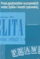 Historia Polski - Prasa pozytywistów warszawskich wobec Żydów i kwestii żydowskiej - miniaturka - grafika 1