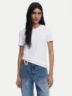 Koszulki i topy damskie - Desigual T-Shirt Amber 25WWTK07 Biały Regular Fit - miniaturka - grafika 1