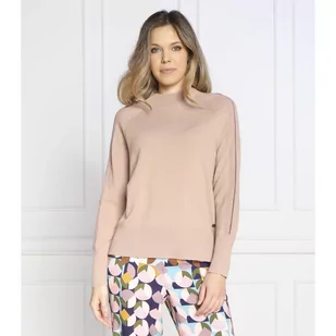 Marc Cain Wełniany sweter | Regular Fit | z dodatkiem kaszmiru - Swetry damskie - miniaturka - grafika 1