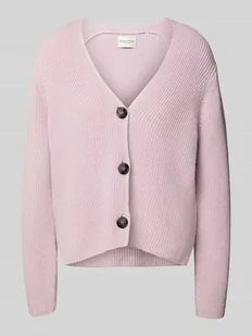 Kurtka z dzianiny o kroju relaxed fit z czystej bawełny - Swetry damskie - miniaturka - grafika 1