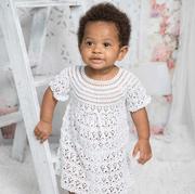 Handmade Pure biała sukienka dla dziewczynki na chrzest święty 80-86 cm / Royal Baby Shop