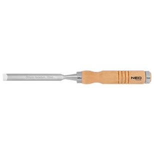 Dłuto stolarskie 12 mm, CRV, uchwyt drewniany, NEO 37-812 - Dłuta - miniaturka - grafika 1