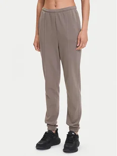 Nike Spodnie dresowe Chill Terry FN2434 Brązowy Regular Fit - Spodnie sportowe damskie - miniaturka - grafika 1