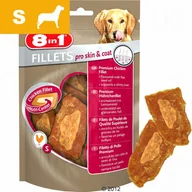 Przysmaki dla psów - 8in1 2 + 1 gratis! Przysmak 8in1 3 x 80 g Pro Skin & Coat S - miniaturka - grafika 1
