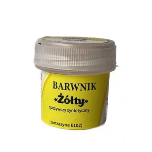 Barwnik w Proszku Żółty 2 g rozpuszczalny w wodzie - Dodatki do ciast w proszku - miniaturka - grafika 1