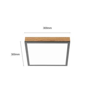 Lindby Laviona lampa sufitowa LED kwadratowa 30 cm - Lampy sufitowe - miniaturka - grafika 1